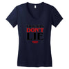 friends don't lie Women's V-Neck T-Shirt