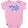 bargain paradise garage sign Baby Bodysuit