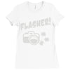 flasher Ladies Fitted T-Shirt