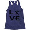 love hairstylist Racerback Tank