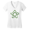 rock paper scissors lizard spock Women's V-Neck T-Shirt