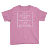 50 % unicorn (White) Youth Tee