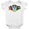 powerpew girls Baby Onesie