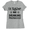 drinking prosecco Ladies Fitted T-Shirt