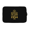 kings are born in 1954 Laptop sleeve