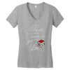 she reads books to live book lover Women's V-Neck T-Shirt