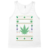 smoke weed ugly sweater Tank Top