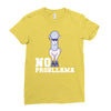 no probllama Ladies Fitted T-Shirt