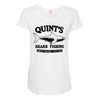 jaws cool shark Maternity Scoop Neck T-shirt