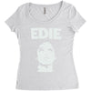 edie sedgwick Women's Triblend Scoop T-shirt