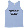 funny t shirt parachute for sale only used once never opened small sta Tank Top