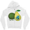 vegan world Zipper Hoodie