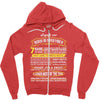 Legends Are Born In November Zipper Hoodie