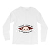 February Peeking Out Asian Baby Boy Long Sleeve Shirts