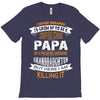 Super Cool Papa Of A Freaking Awesome Granddaughter T-Shirt