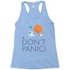 spacex don't panic in space Racerback Tank