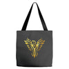 Phoenix Tribal Bird Tote Bags