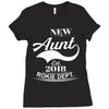 New Aunt 2018 Rokie Dept. Ladies Fitted T-Shirt