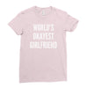 world's okayest girlfriend Ladies Fitted T-Shirt