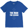 the man the legend funny V-Neck Tee