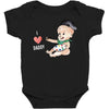 Cute Baby Painter's Dad Love Baby Bodysuit