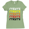 miami Ladies Fitted T-Shirt