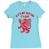 if it's not scottish it's crap Ladies Fitted T-Shirt