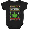 smoke weed every christmas Baby Bodysuit