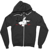 harmless little bunny Zipper Hoodie