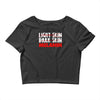 team melanin1 Crop Top