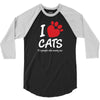 I Love Cats Its People Who Annoy Me 3/4 Sleeve Shirt