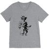 saiyan sun V-Neck Tee
