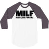 herren lustiges 3/4 Sleeve Shirt