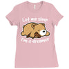let me sleep Ladies Fitted T-Shirt