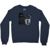 robotic trashcan Crewneck Sweatshirt