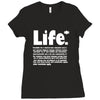 life  available for a limited time only Ladies Fitted T-Shirt