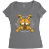 deco gasmask Women's Triblend Scoop T-shirt