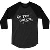 get your geek on white type tee 3/4 Sleeve Shirt
