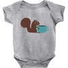 coffe squirrel Baby Bodysuit