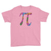 spring pi tshirts  flowery colorful pi day gifts Youth Tee