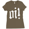 oi punk rock top long sleeve,,,, Ladies Fitted T-Shirt