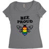 Bee proud Women's Triblend Scoop T-shirt