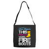 Forget Glass Slippers This Princess Wears Fire Boots Adjustable Strap Totes
