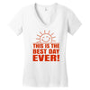 best day (2) Women's V-Neck T-Shirt