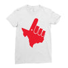 gun 'em down Ladies Fitted T-Shirt