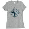 compass sun Ladies Fitted T-Shirt