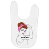 girl power survivor breast cancer Baby Bibs