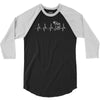 fishing heartbeat 3/4 Sleeve Shirt