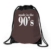 ladies made in the 90s Drawstring Bags