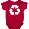 recycle symbol Baby Bodysuit